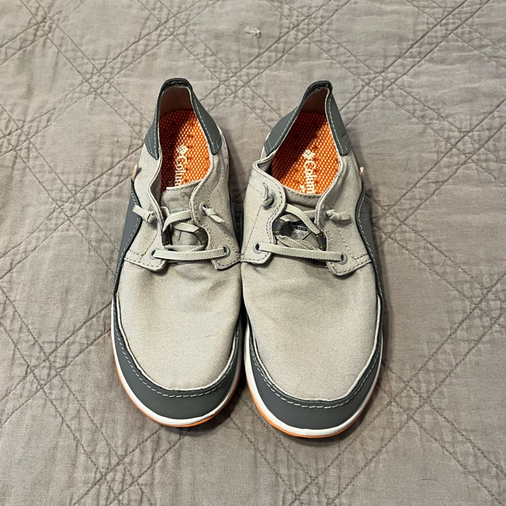 Columbia Men's Waterproof Gray Casual Boat Shoes